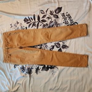 Sonoma mustard skinny jeans